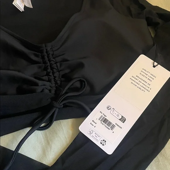 Alo Yoga Mesh Divine Long Sleeve Bra - Picture 4 of 6